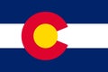 Flag of Colorado, USA