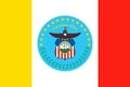 Flag of Columbus in Ohio, USA