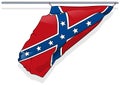 Flag of Confederate States Army in USA