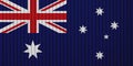 Flag on corrugated iron Royalty Free Stock Photo