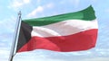 Weaving flag of the country Kuwait