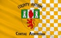 Flag of County Antrim in Ireland