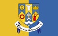 Flag of County Clare is a county in Ireland