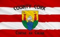 Flag of County Cork is the largest and southernmost county in Ir