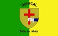 Flag of County Donegal is a county in Ireland