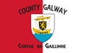 Flag of County Galway is a county in the West of Ireland