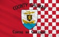 Flag of County Galway is a county in the West of Ireland