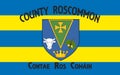 Flag of County Roscommon is a county in Ireland