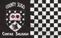 Flag of County Sligo is a county in Ireland