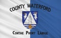 Flag of County Waterford is a county in Ireland