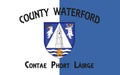 Flag of County Waterford is a county in Ireland