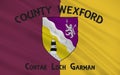 Flag of County Wexford is a county in Ireland