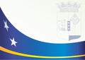 Flag of Curacao, Constituent country in the Kingdom of the Netherlands