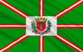 Flag of Curitiba in Parana, Brazil