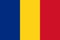 flag of Daco Romance peoples Romanians. flag representing ethnic group or culture, regional authorities. no flagpole. Plane layout