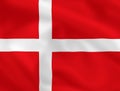 Flag of Danmark Royalty Free Stock Photo