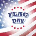 Flag day american flag background