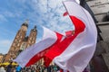 During Flag Day of the Republic of Polish - is national festival introduced by the Act of 20 Feb 2004. Royalty Free Stock Photo