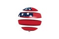 Flag Day USA Symbol Icon Logo