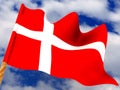 Flag. Denmark Royalty Free Stock Photo