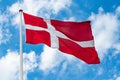 Dannebrog, Danish Flag Royalty Free Stock Photo