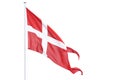 Flag of Denmark Royalty Free Stock Photo