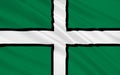 Flag of Devon county, England Royalty Free Stock Photo
