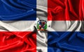 Flag of Dominican Republic Royalty Free Stock Photo