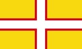 Flag of Dorset or Dorsetshire Ceremonial county England, United Kingdom of Great Britain and Northern Ireland, uk Dorset Cross