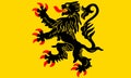 flag of Dutch peoples French Flemish people. flag representing ethnic group or culture, regional authorities. no flagpole. Plane