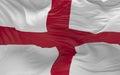 Flag of the England waving in the wind 3d render