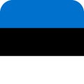 Flag Estonia illustration vector eps