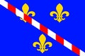 Flag of Evreux in Eure of Normandy is a Region of France