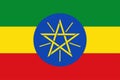 Flag of Federal Democratic Republic of Ethiopia