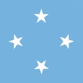 Flag of the Federated States of Micronesia. Correct RGB colours
