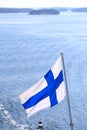 Flag of Finland Royalty Free Stock Photo