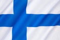 Flag of Finland Royalty Free Stock Photo