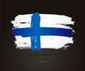 Flag of Finland. Abstract concept