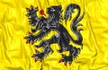 Flag of Flanders Region, Belgium.