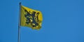 Flag of the Flemish nationalists Royalty Free Stock Photo