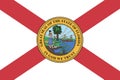 Flag of Florida. America. USA