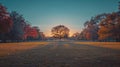 Flag Flying High at Arlington National Cemetery with AI Assistance Royalty Free Stock Photo