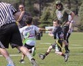 A Flag Football Game for 5 to 6 Year Olds