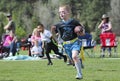 A Flag Football Game for 5 to 6 Year Olds