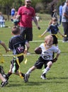 A Flag Football Game for 5 to 6 Year Olds