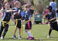 A Flag Football Game for 5 to 6 Year Olds