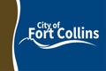 Flag of Fort Collins in Colorado, United States