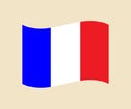 Flag of France Country Vector Illustration Emblem Royalty Free Stock Photo