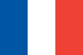 Flag of France with official proportions and color.Genuine.Original flag of France.Vector Royalty Free Stock Photo