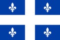 flag of French ancestry Quebecois people. flag representing ethnic group or culture, regional authorities. no flagpole. Plane